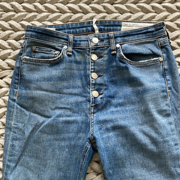 Rag & Bone button exposed jeans - Picture 2 of 4